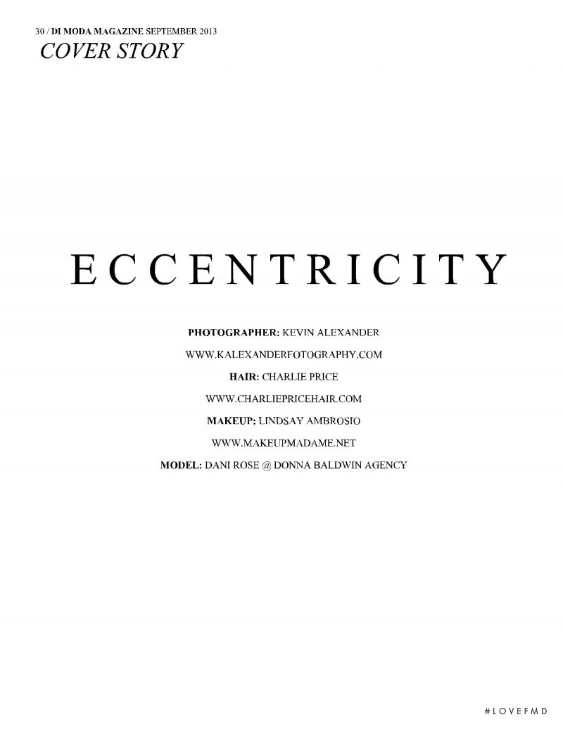 Eccentricity, September 2013