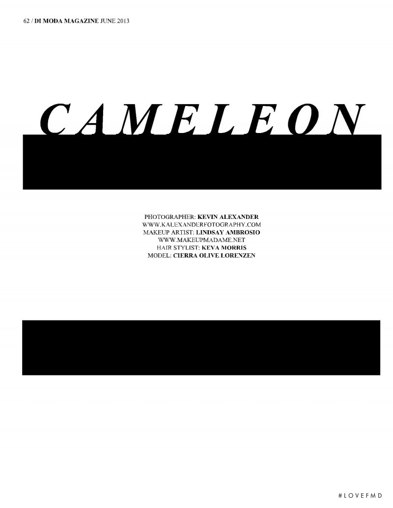 Cameleon, June 2013