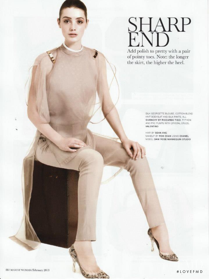 Dani Rose featured in Sharp End, February 2013