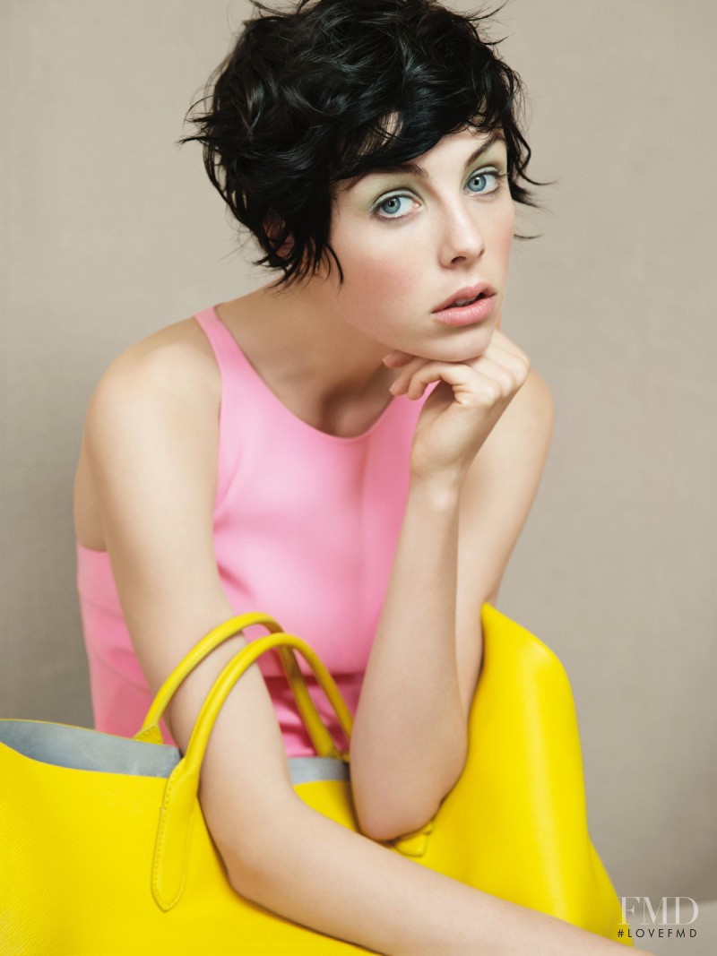 Edie Campbell featured in Sunny Side Up, January 2014