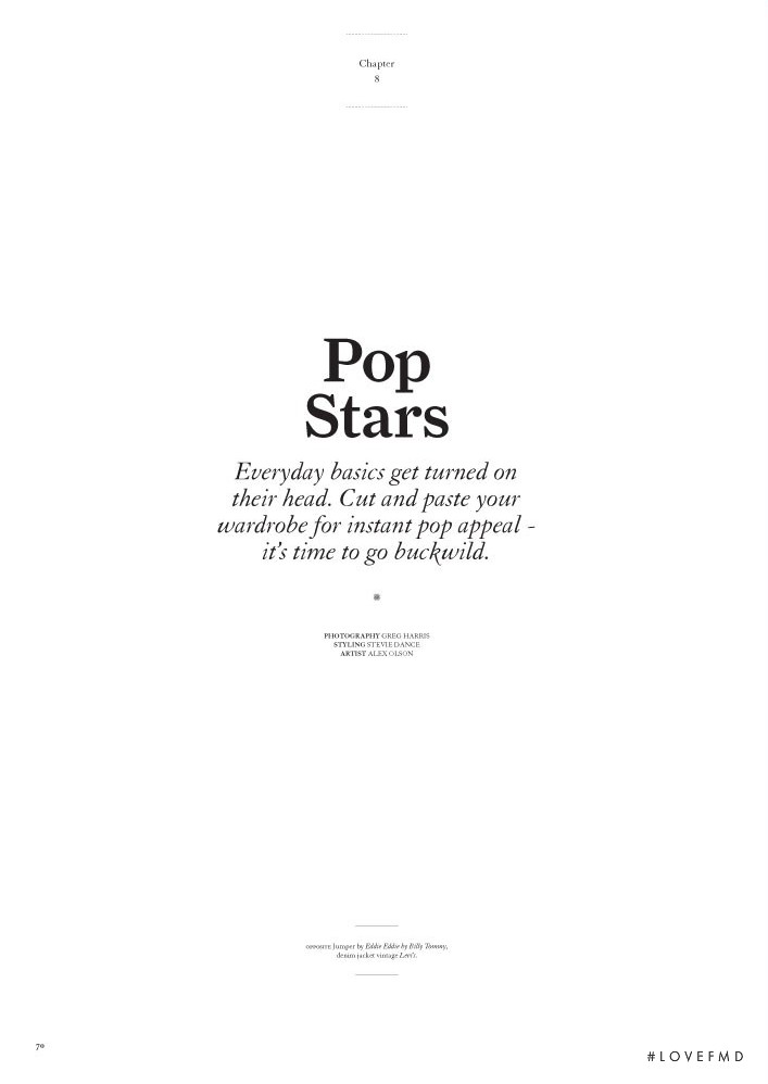 Pop Stars, September 2013