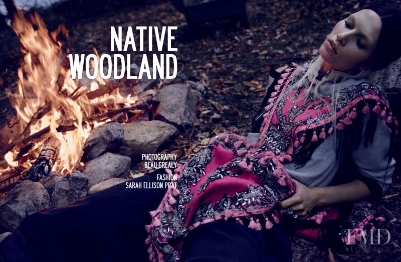 Aline Weber featured in Native Woodland, December 2013