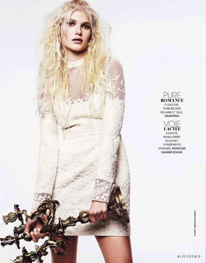 Yulia Terentieva featured in Magie Blanche, December 2013