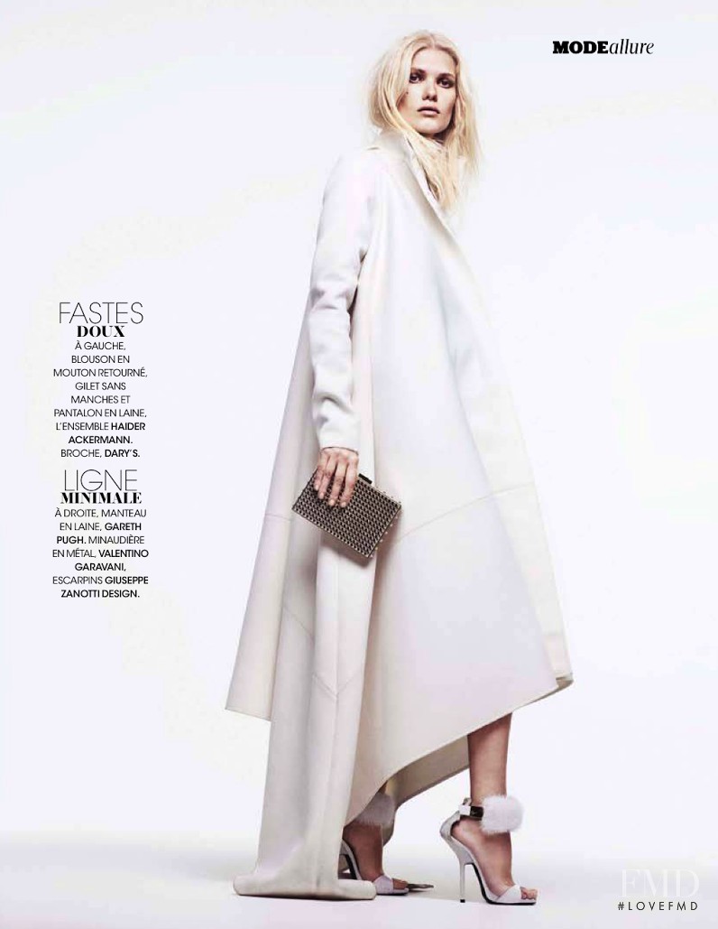 Yulia Terentieva featured in Magie Blanche, December 2013