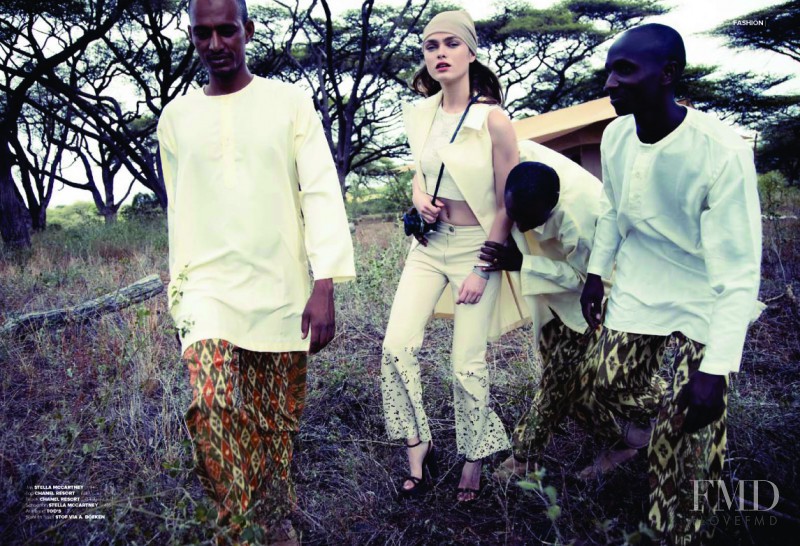 Sophie Vlaming featured in Out of Africa, April 2011