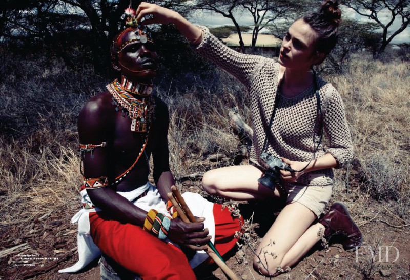 Sophie Vlaming featured in Out of Africa, April 2011