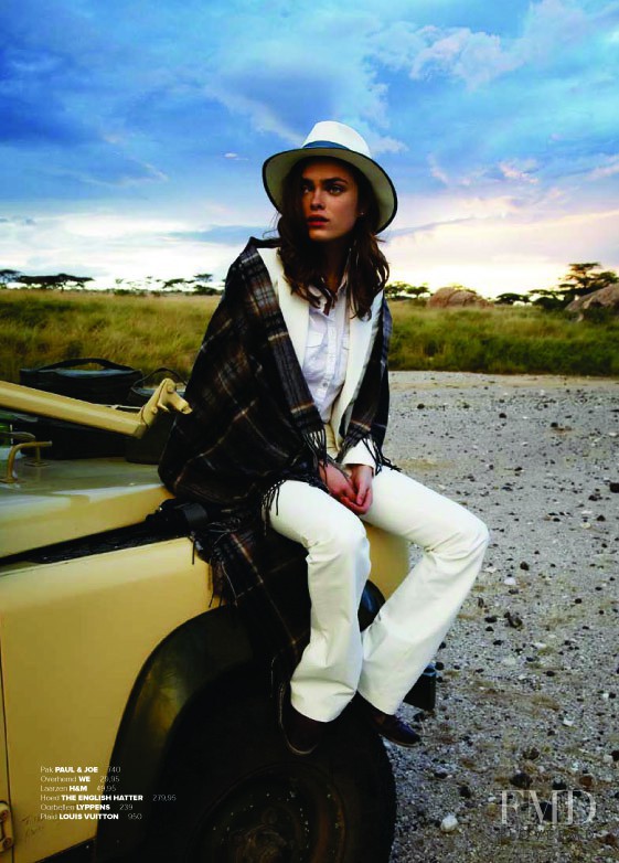 Sophie Vlaming featured in Out of Africa, April 2011