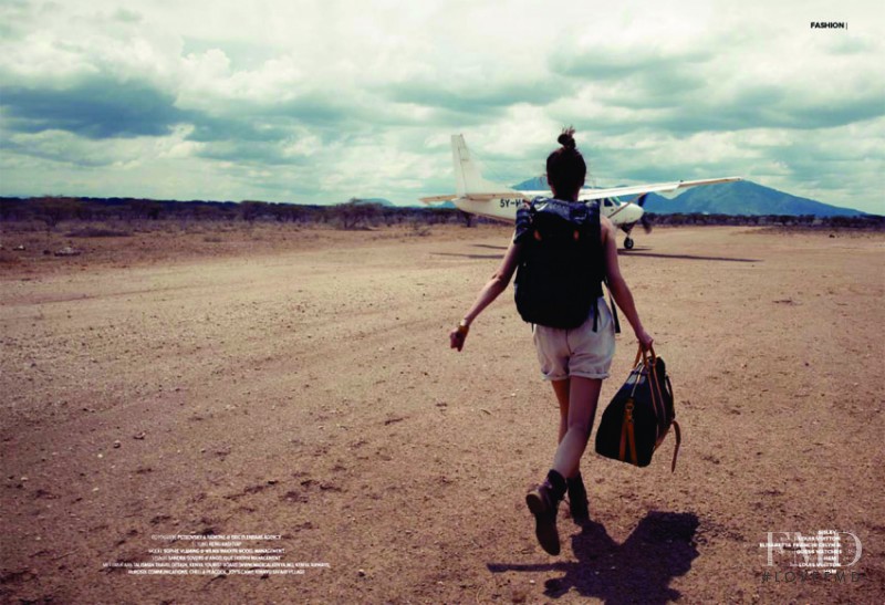 Sophie Vlaming featured in Out of Africa, April 2011