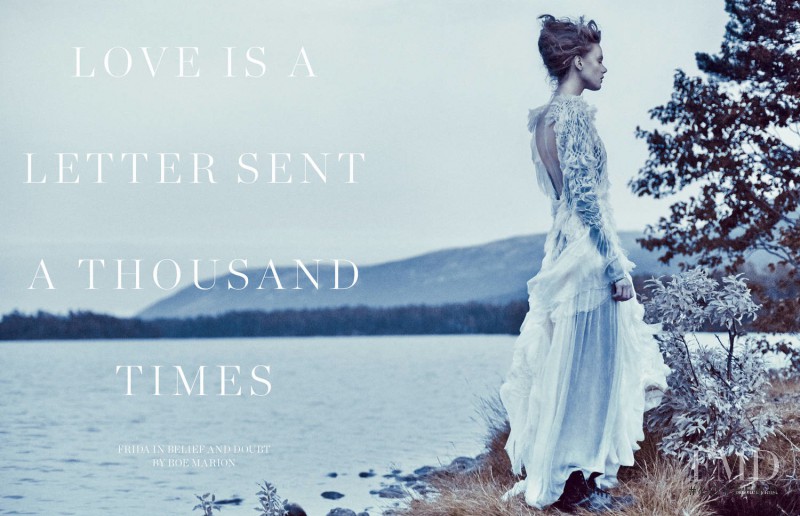 Frida Gustavsson featured in Love Is A Letter Sant A Thousand Times, February 2014