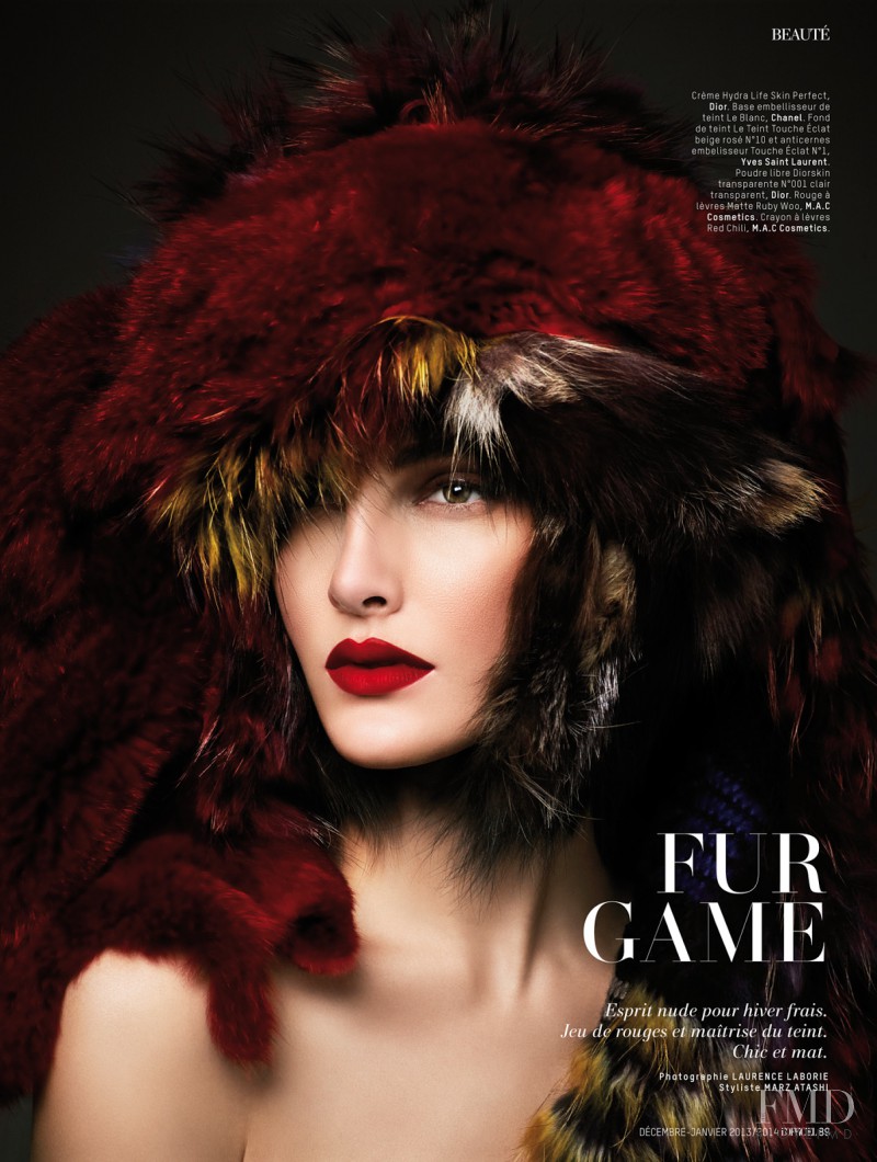 Mariana Coldebella featured in Fur Game, December 2013