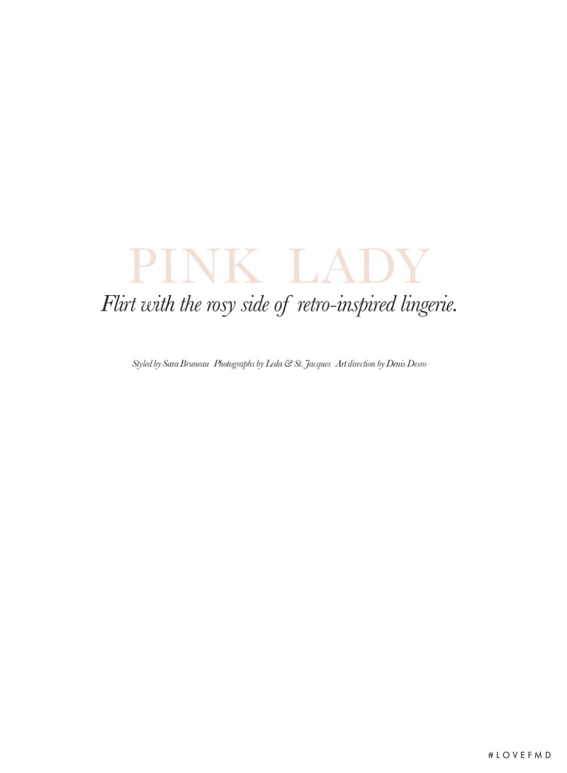 Pink Lady, January 2014