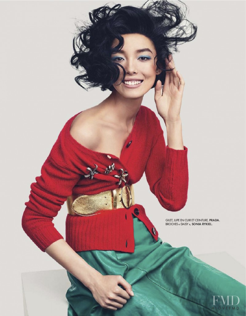 Fei Fei Sun featured in Couleurs Du Temps, December 2013