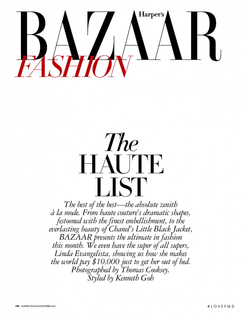 The Haute List, December 2013