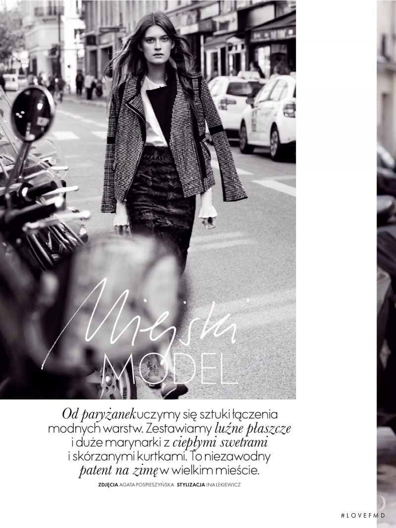 Izabella Bielawska featured in Miejski Model, January 2014