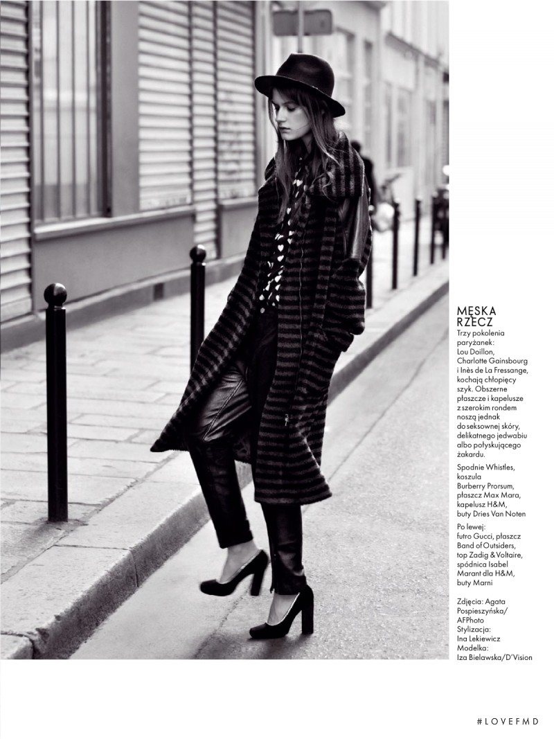 Izabella Bielawska featured in Miejski Model, January 2014