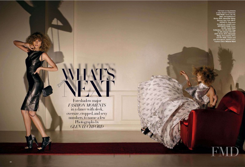 Maryna Linchuk featured in What\'s Next, March 2009