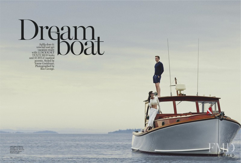 Hilary Rhoda featured in Dream Boat, January 2014