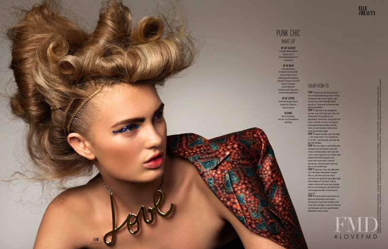 Romee Strijd featured in Hi-Ha-Happy-Haar, January 2014