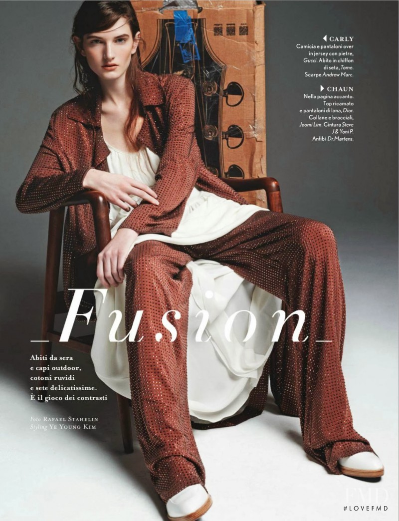 Carly Moore featured in Fusion, January 2014