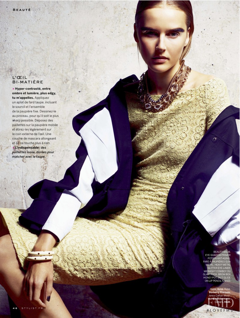 Lisanne de Jong featured in Cette Fille Est Brillante, December 2013