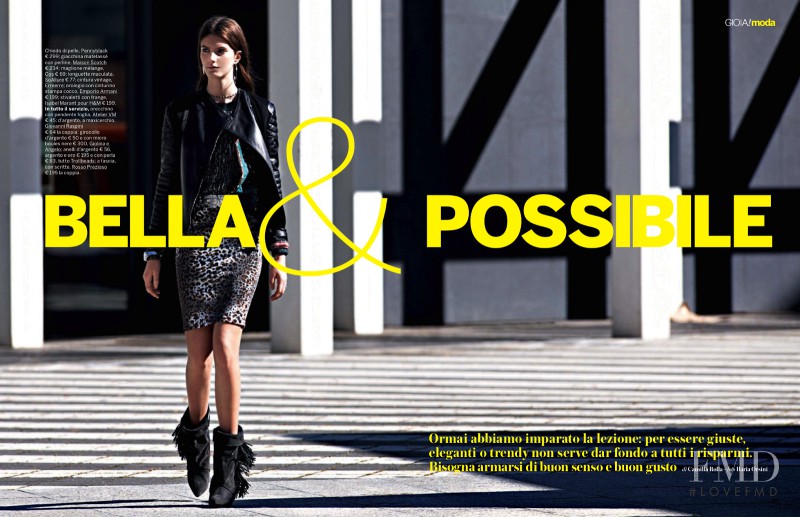 Anastassia Rottie featured in Bella & Possibile, December 2013