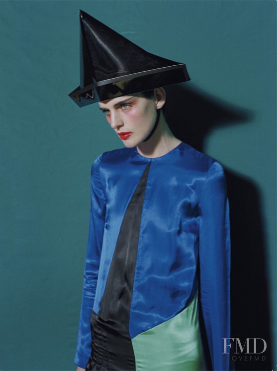 Stella Tennant featured in Color Blocks, May 2011