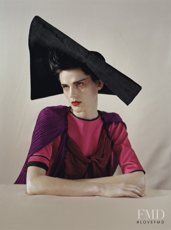 Stella Tennant featured in Color Blocks, May 2011