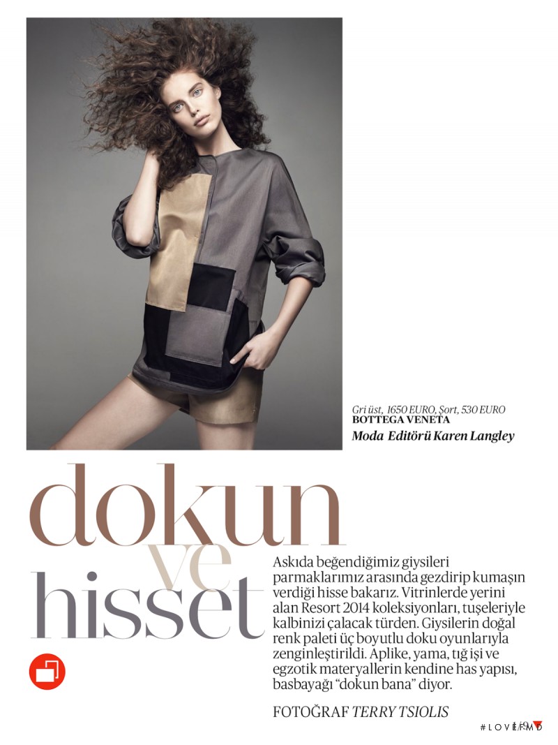 Emily DiDonato featured in Dokun Ve Hisset, January 2014