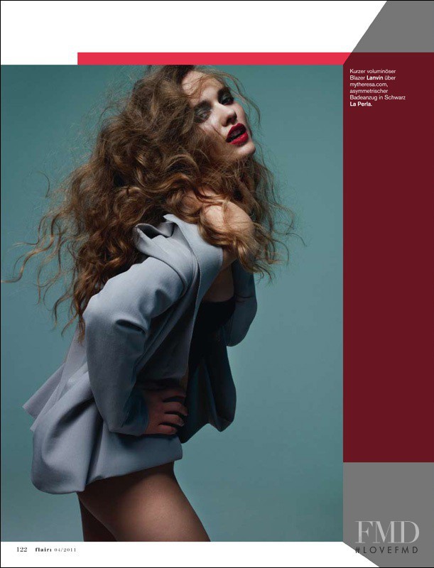 Anna Simakina featured in Big Is Beautiful, April 2011