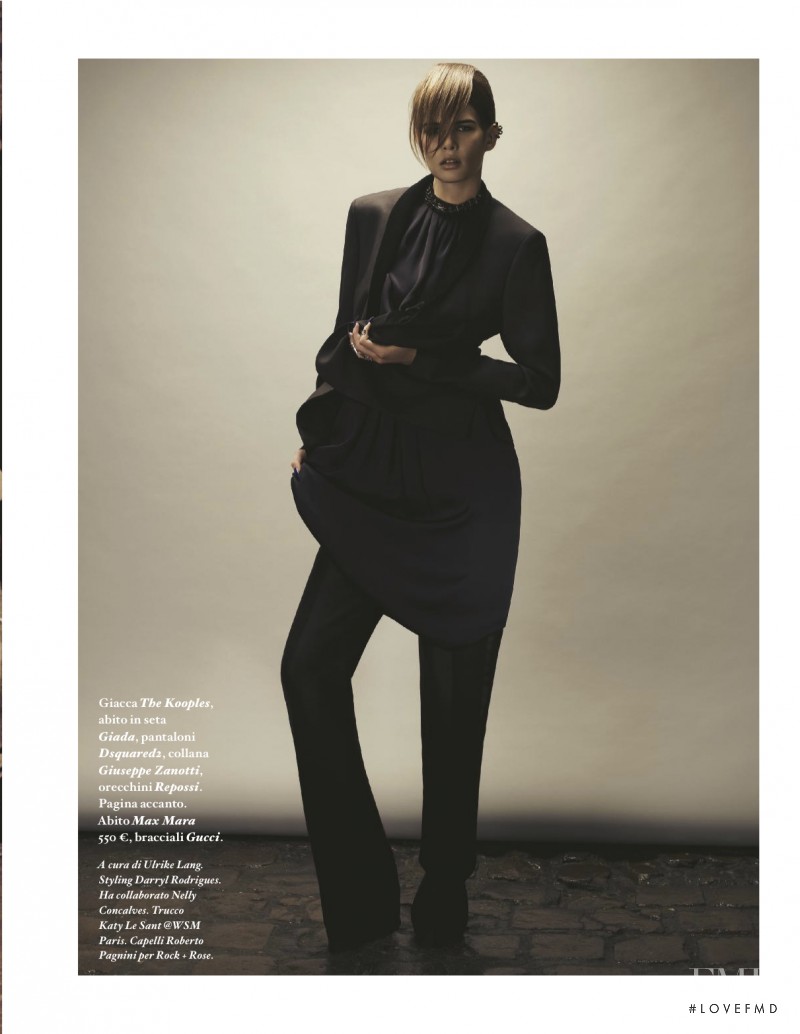 Monika Cima featured in Lunga E La Notte, December 2013