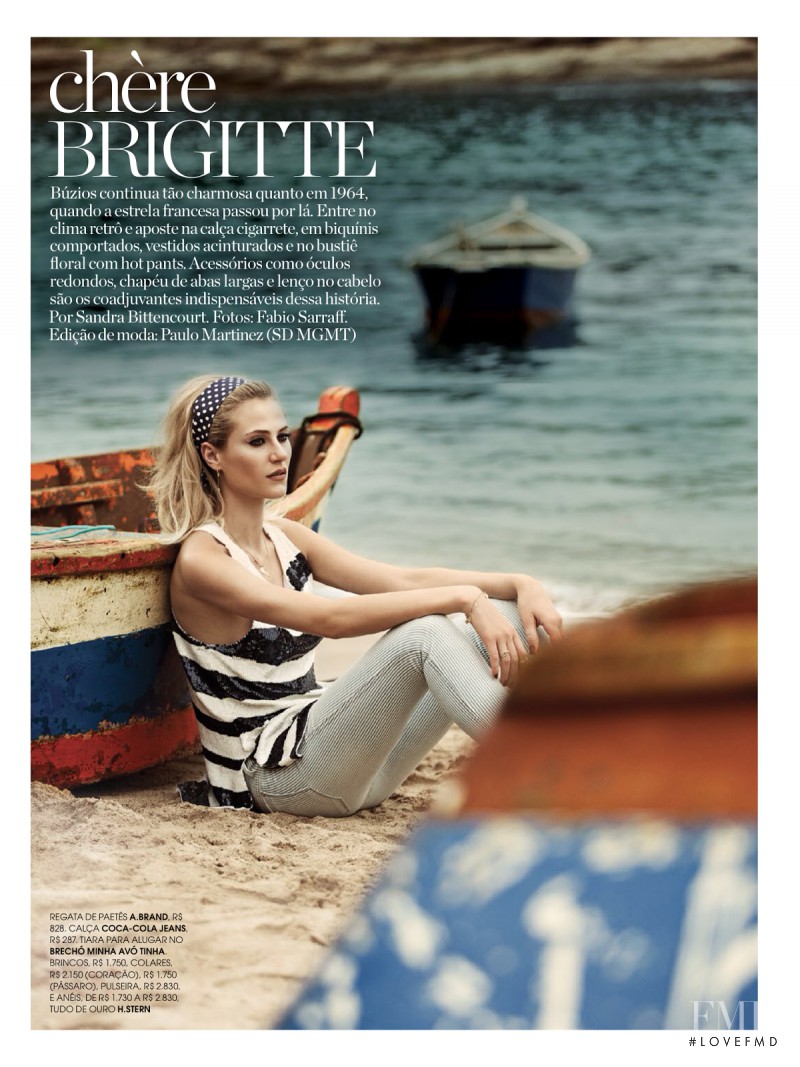 Alicia Kuczman featured in Chère Brigitte, January 2014