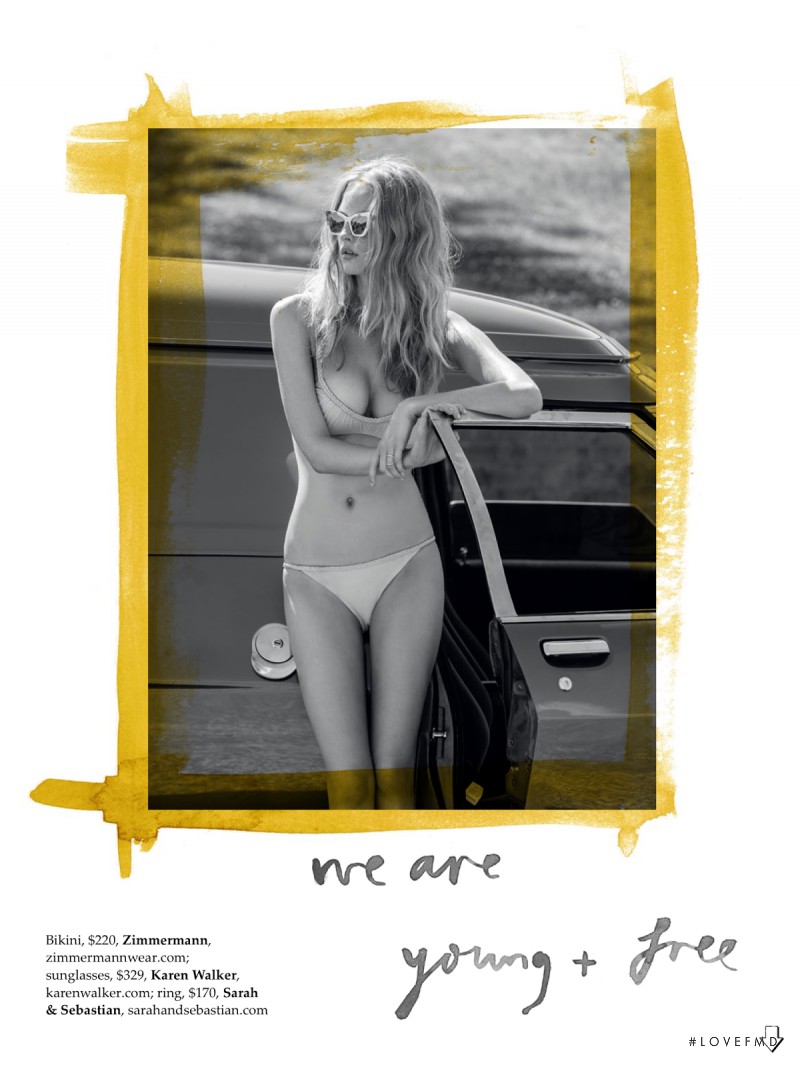 Eva Downey featured in For We Are Young + Free, January 2014