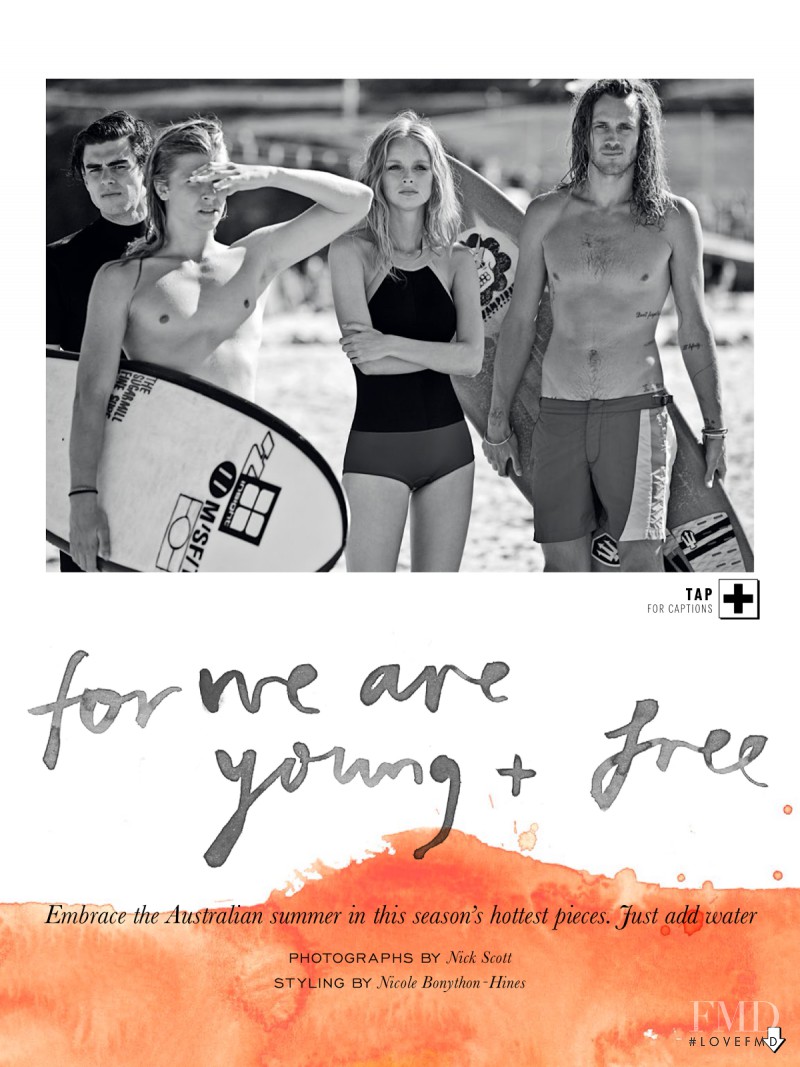 Eva Downey featured in For We Are Young + Free, January 2014