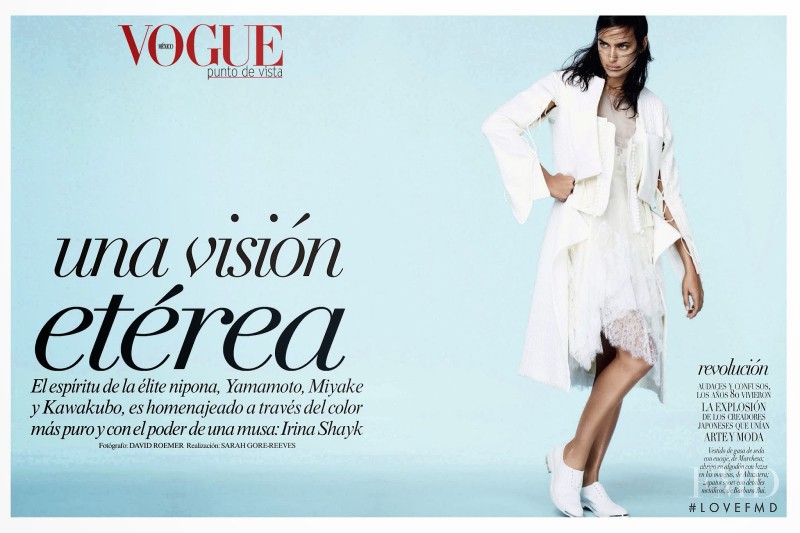 Irina Shayk featured in Una Visión Etérea, January 2014