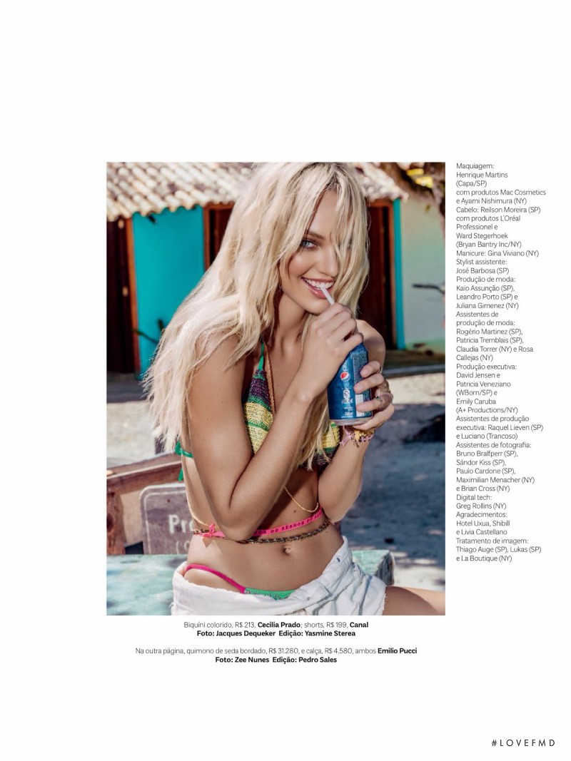 Candice Swanepoel featured in Before Sunset, January 2014
