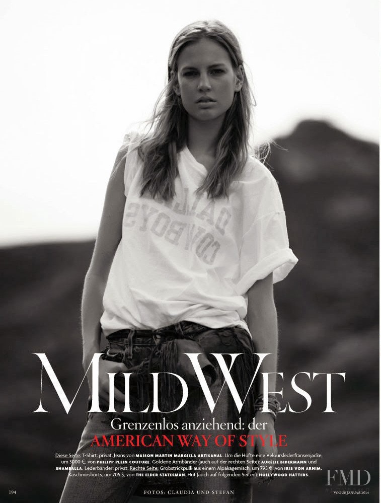 Elisabeth Erm featured in Mild West, January 2014