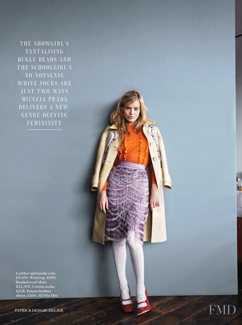 Georgia May Jagger featured in Spring Uncovered, February 2014