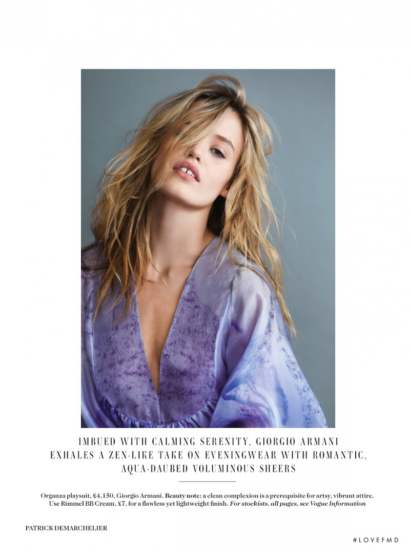Georgia May Jagger featured in Spring Uncovered, February 2014