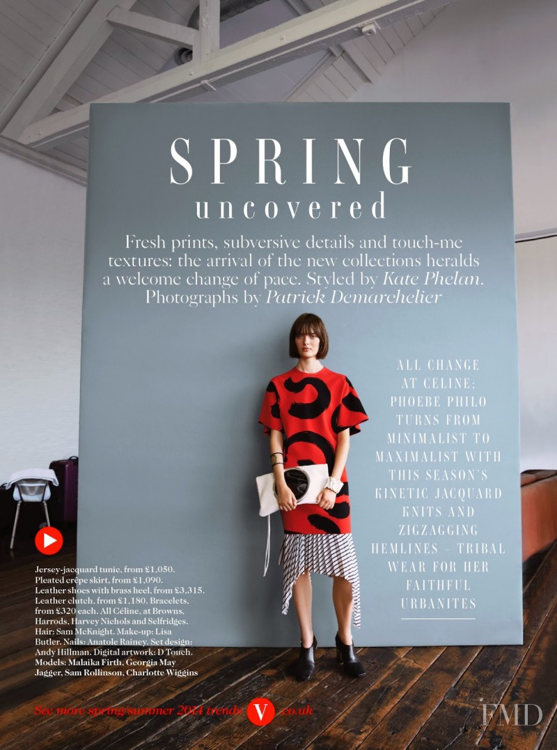 Sam Rollinson featured in Spring Uncovered, February 2014