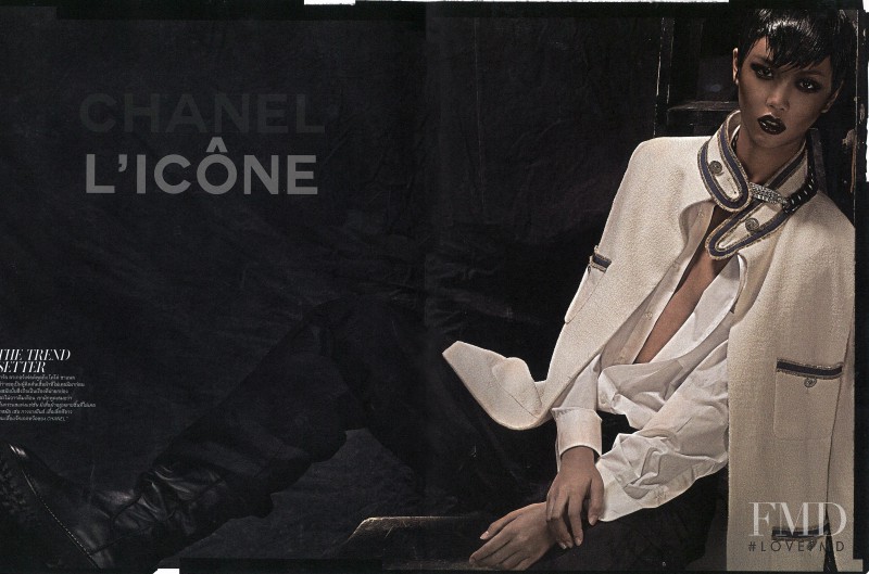 Jan Baiboon Arunpreechachai featured in Chanel I\'cône, December 2013