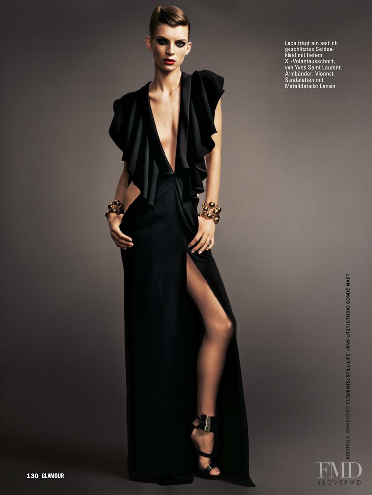 Luca Gadjus featured in Glamour Ist..., May 2011