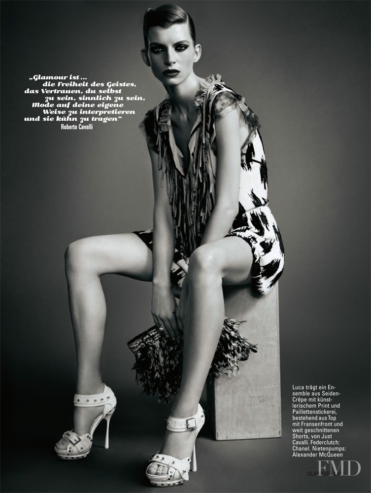 Luca Gajdus featured in Glamour Ist..., May 2011