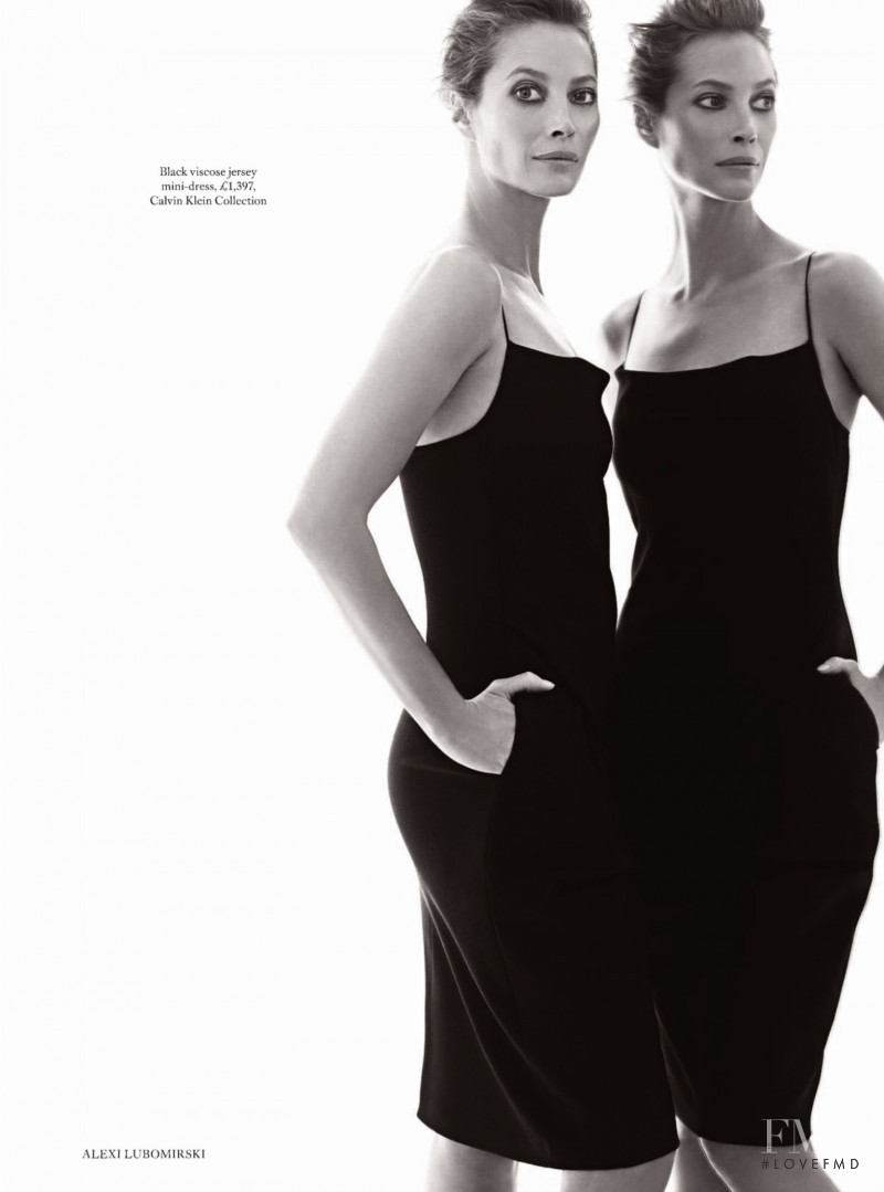 Christy Turlington featured in Enduring Beauty, January 2014