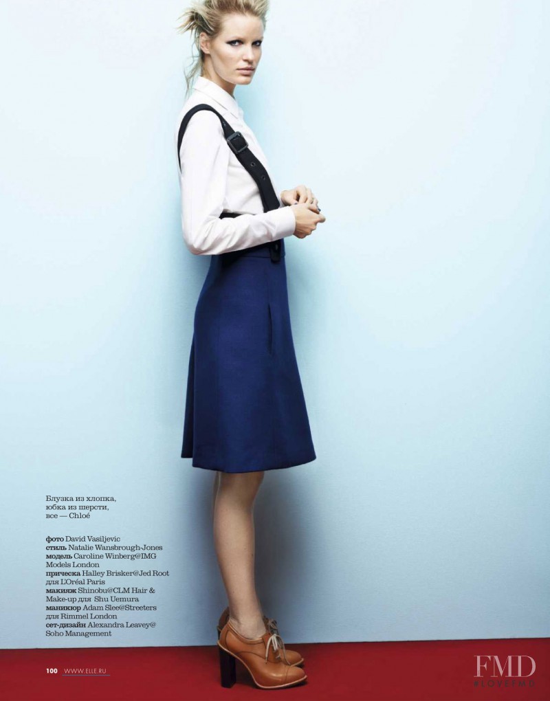 Caroline Winberg featured in Blue Storm, January 2014