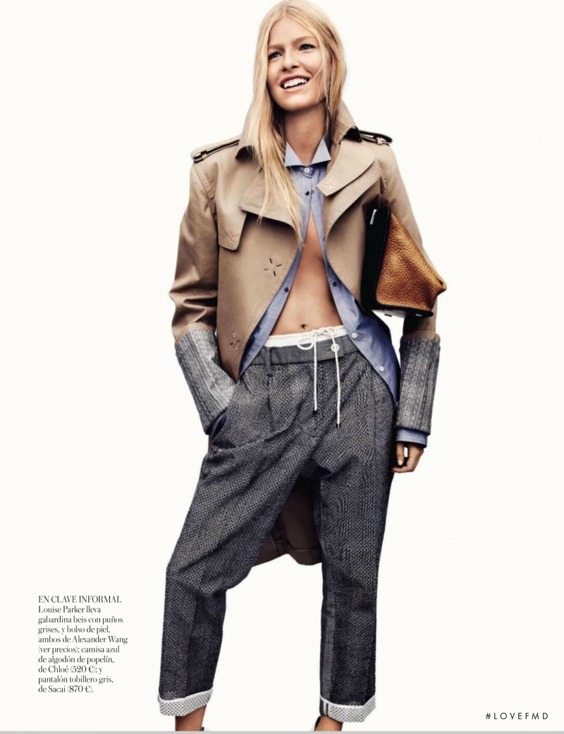 Louise Parker featured in Trench Topic, January 2014