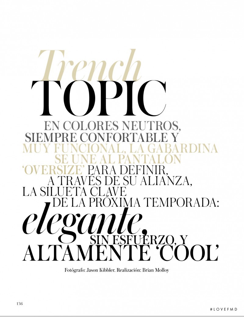 Trench Topic, January 2014