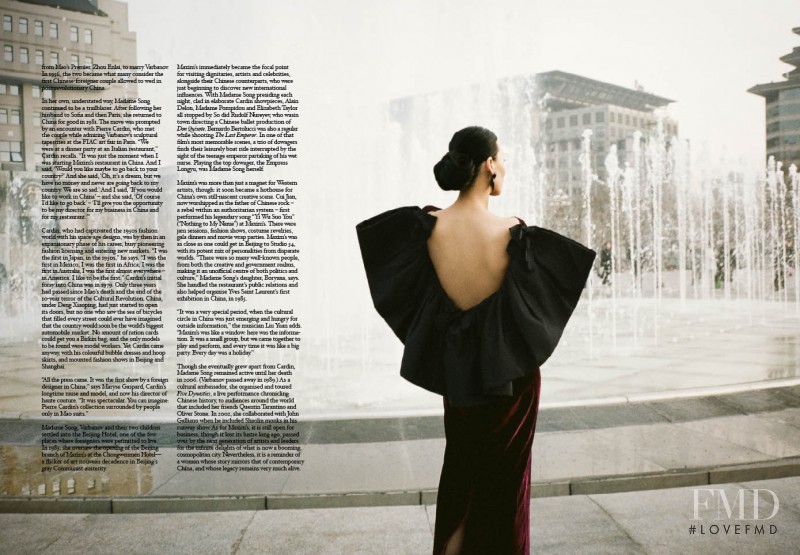 Ling Tan featured in Couture Revolution, March 2011