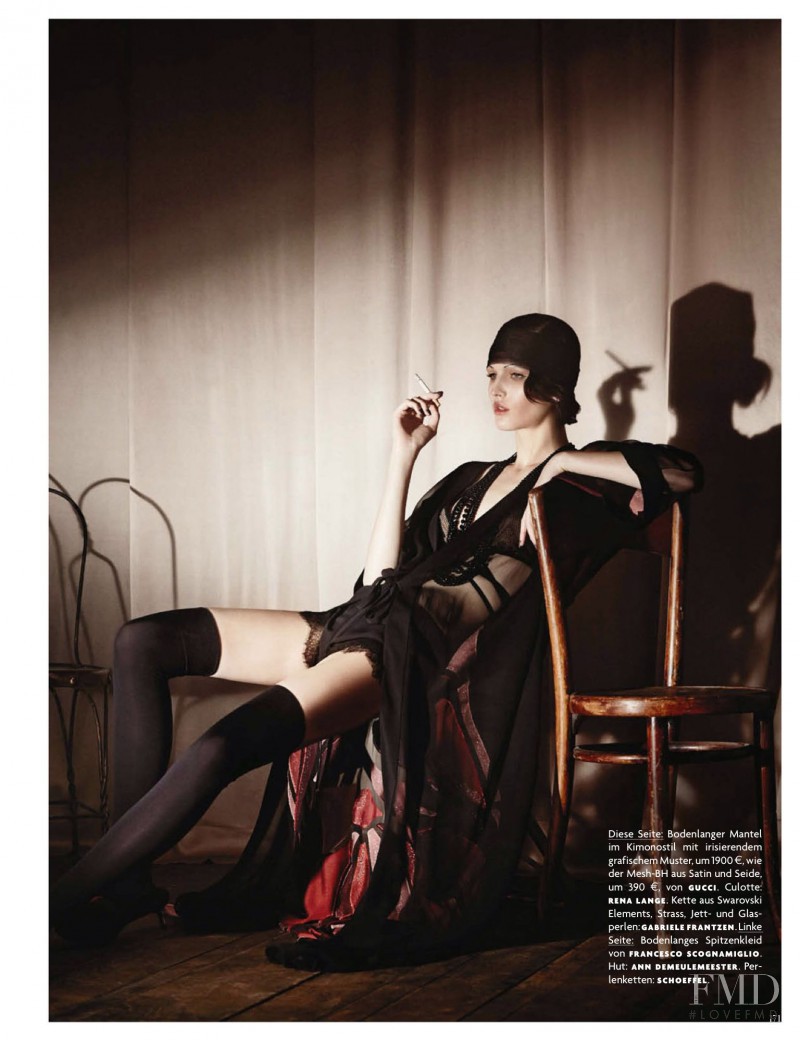 Katlin Aas featured in Femme Universelle, February 2014