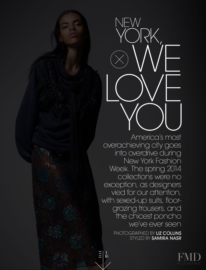 Grace Mahary featured in New York, We Love You, February 2014