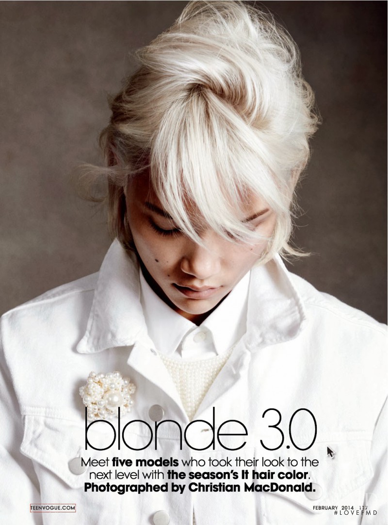 Charlotte Carey featured in Blonde 3.0, February 2014